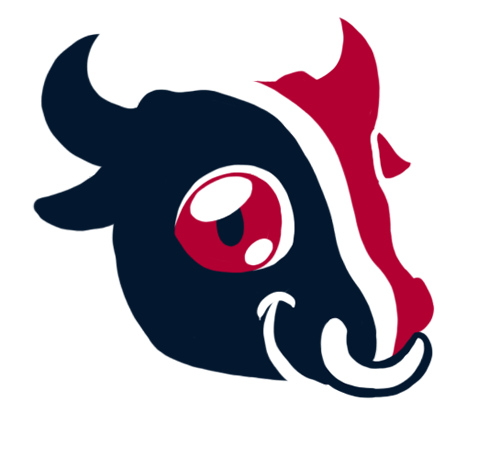 Houston Texans Anime Logo fabric transfer